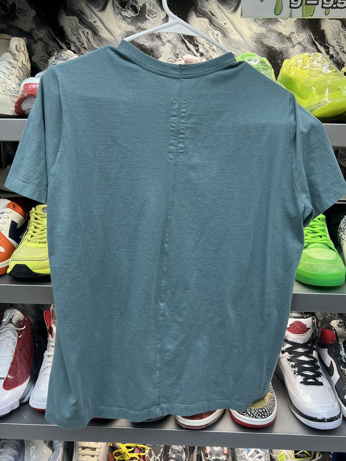 Rick Owens Rick Ownes Teal Tee Shirt Size US L / EU 52-54 / 3 - 2 Thumbnail
