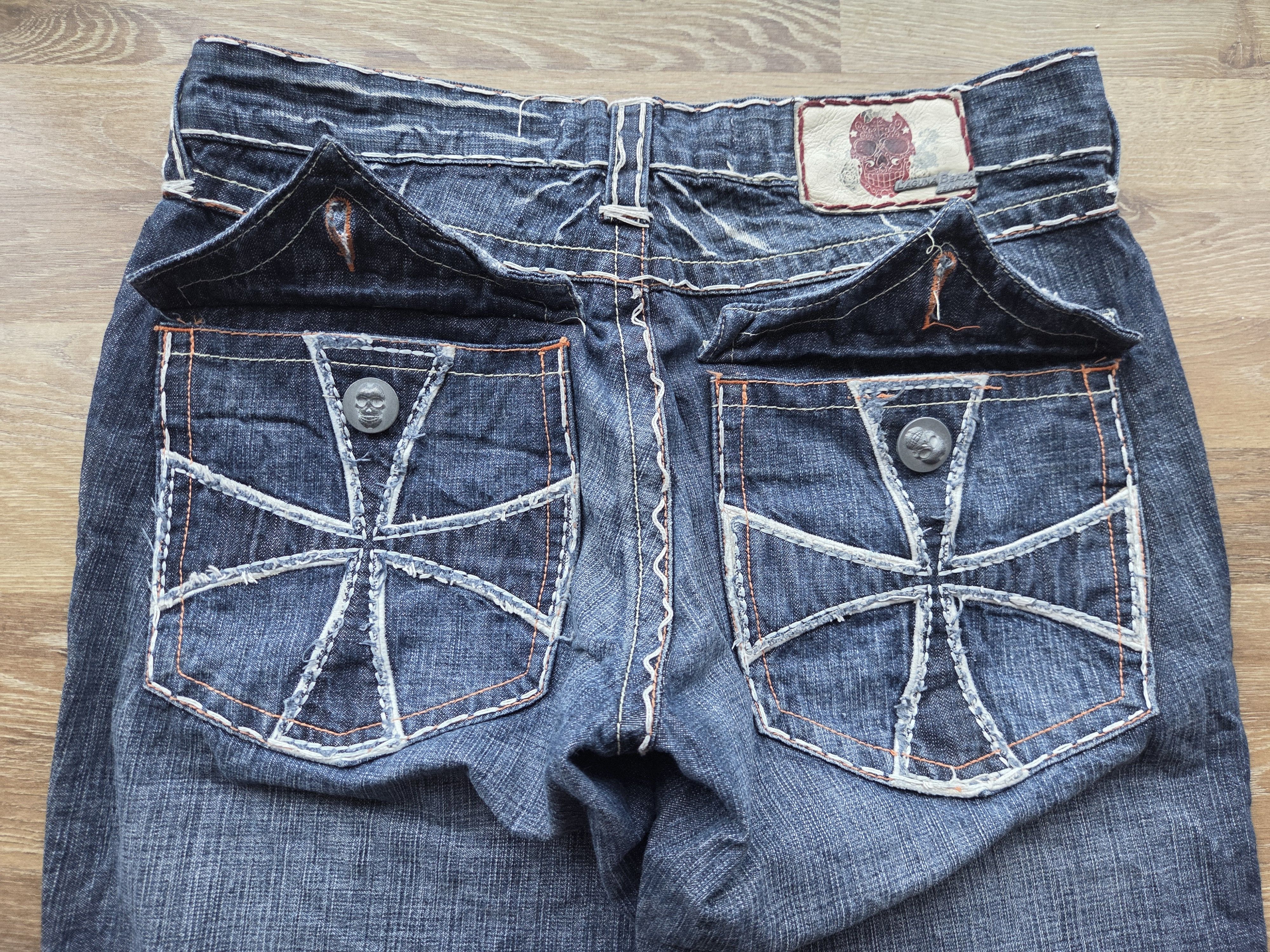 Vintage Vintage Laguna Beach Co USA Ripped Denim Jeans True Religion Size US 34 / EU 50 - 9 Thumbnail