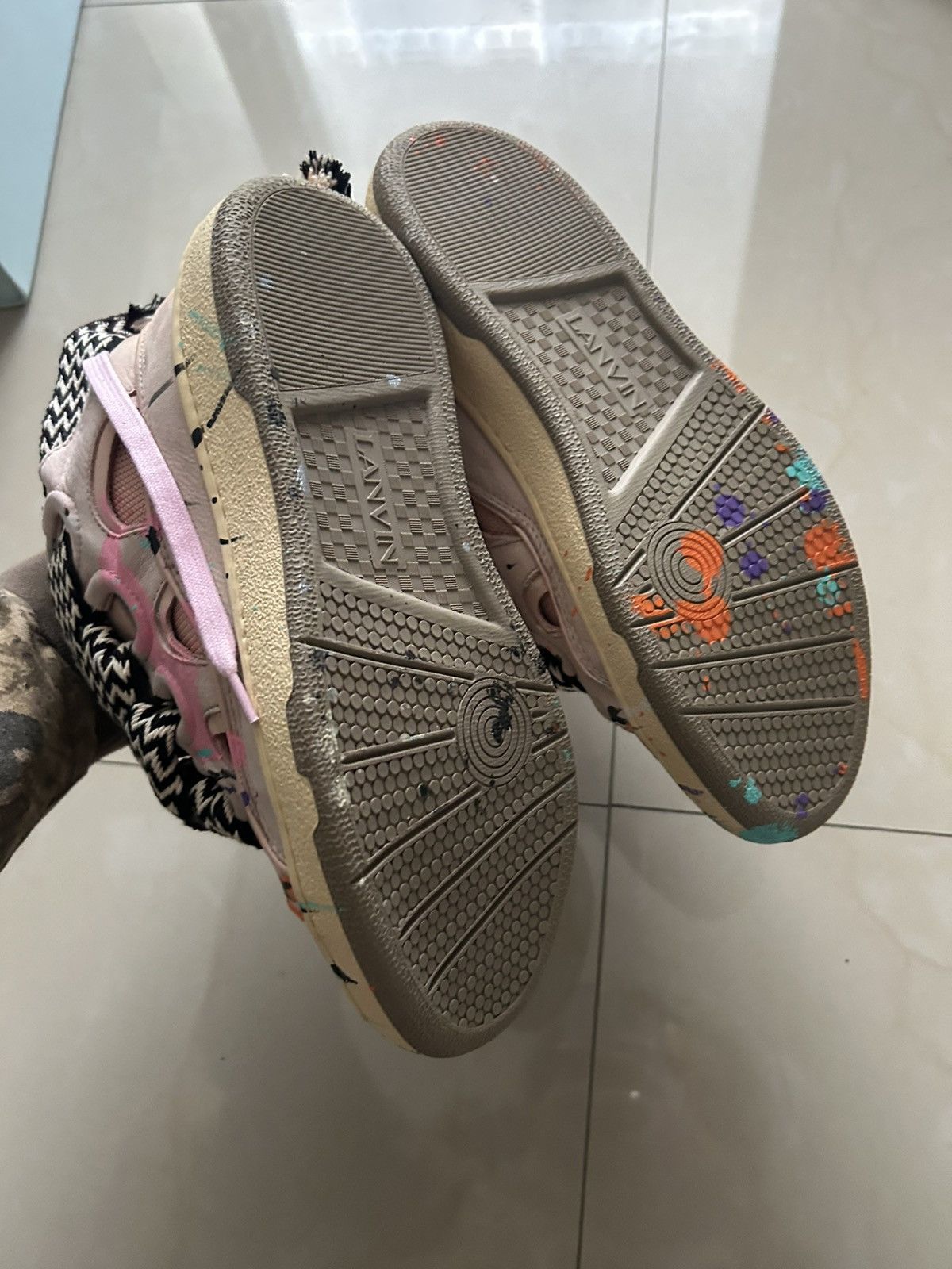 Gallery Dept. × Lanvin Mismatched Gallery Dept x Lanvin Curb Sneakers Size US 9 / EU 42 - 5 Thumbnail
