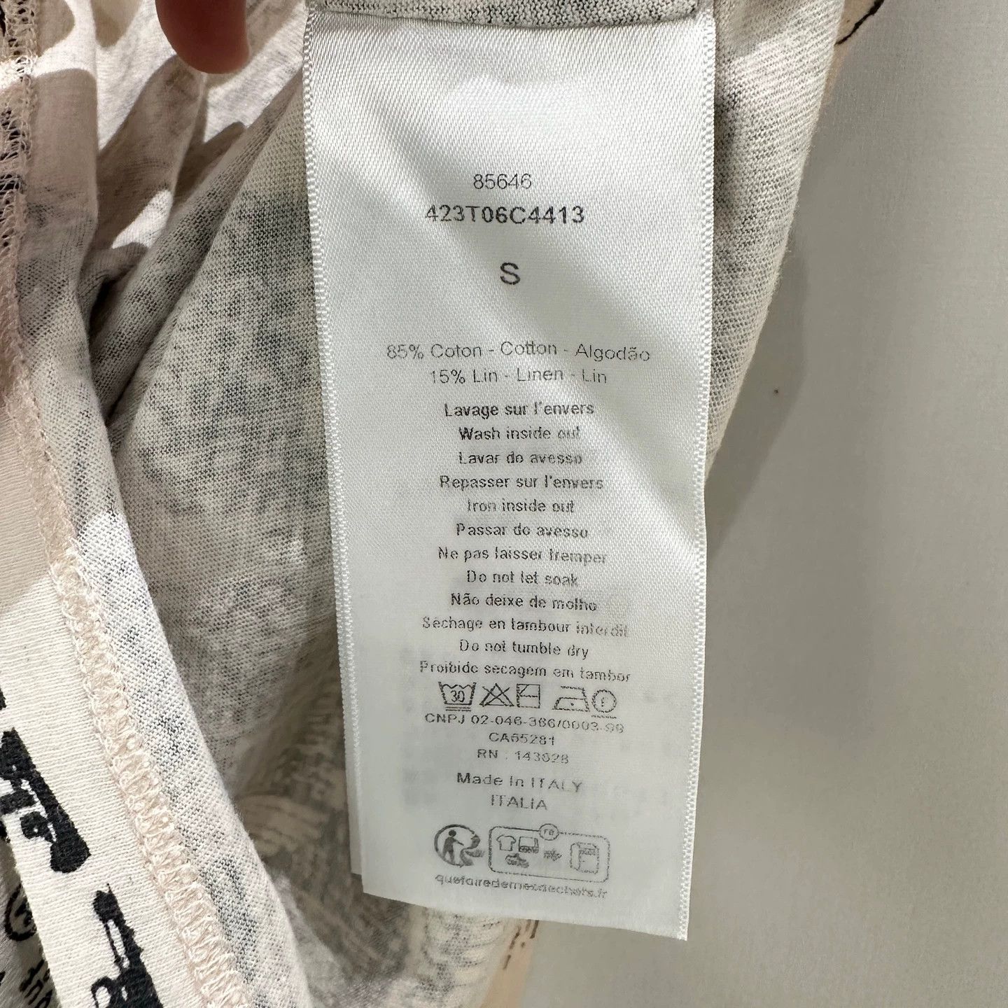 Christian Dior Monsieur Christian Dior mar560 Paris Map short Tee S Size S / US 4 / IT 40 - 4 Thumbnail