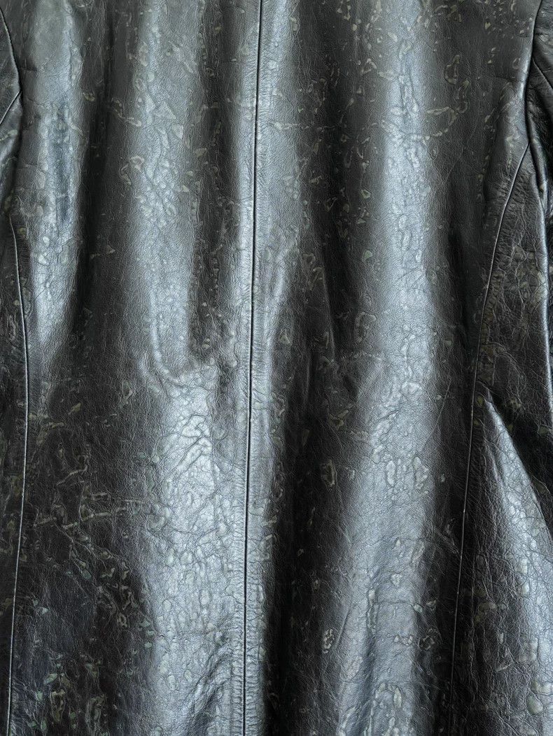 Yohji Yamamoto Yohji Yamamoto Yohji Yamamoto Textured Leather Jacket Limi Size US M / EU 48-50 / 2 - 7 Thumbnail