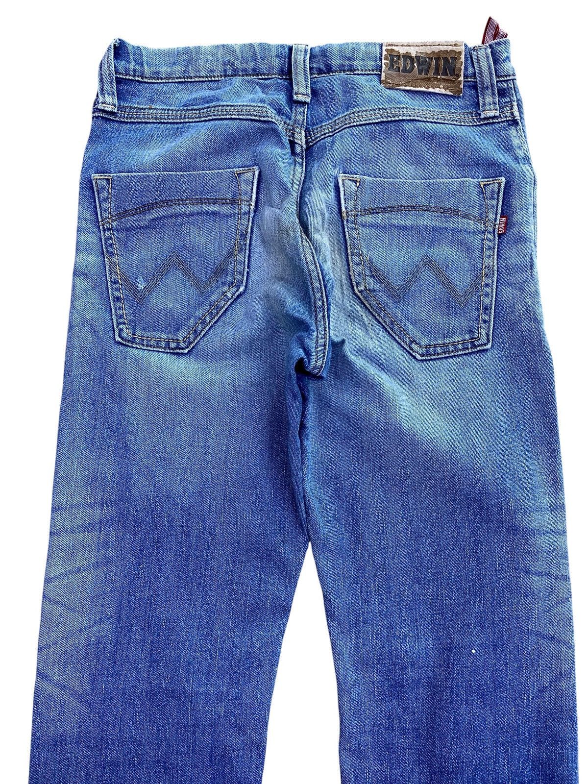 Edwin Vintage Edwin Acid Blue Wash Style Straight Cut Jeans Size US 27 - 4 Thumbnail