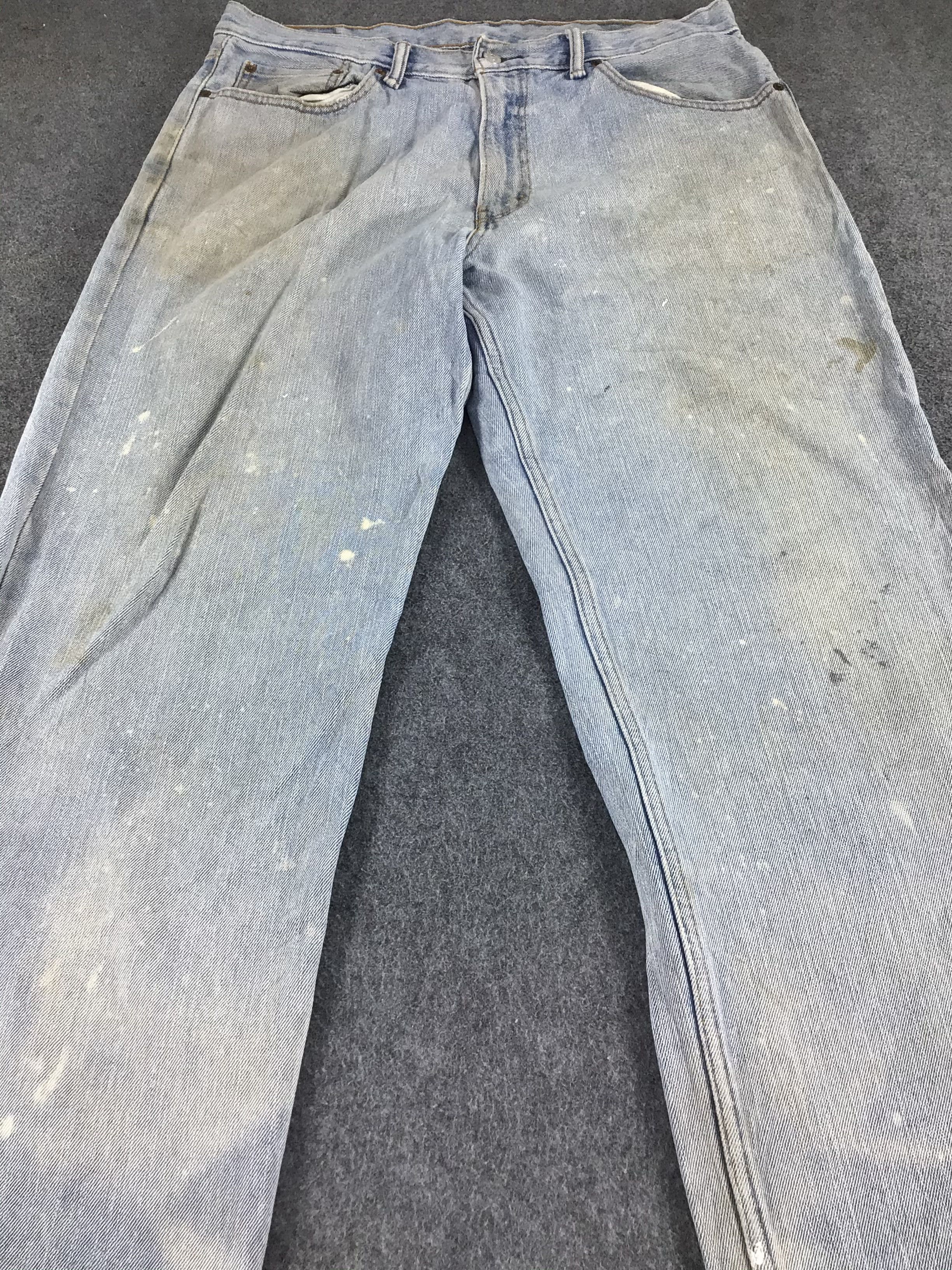 Levi's Vintage Levis 550 Jeans Dirty Faded Blue Denim -J543 Size US 36 / EU 52 - 3 Thumbnail