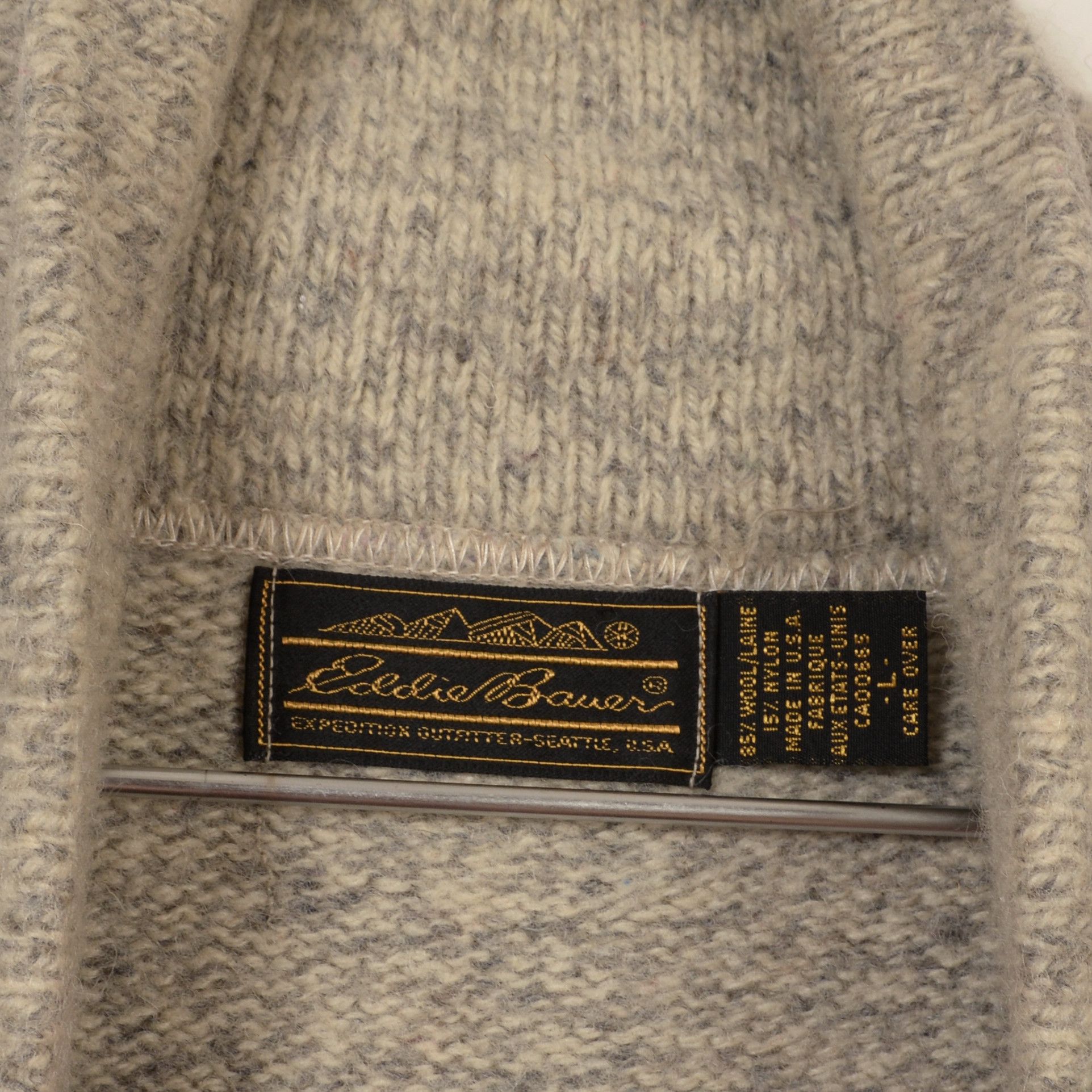 Vintage Vintage woollen jumper trucker Eddie Bauer U.S.A 1980 (2322) Size US S / EU 44-46 / 1 - 3 Thumbnail