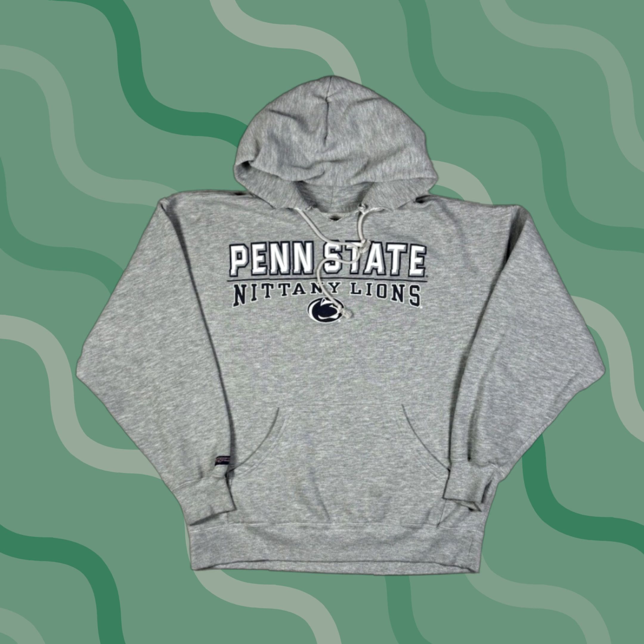 Jansport VINTAGE Jansport Hoodie Penn State University L Mens Gray Graphic Print Pullover Hooded Pockets 90s College Logo Size US L / EU 52-54 / 3 - 1 Thumbnail