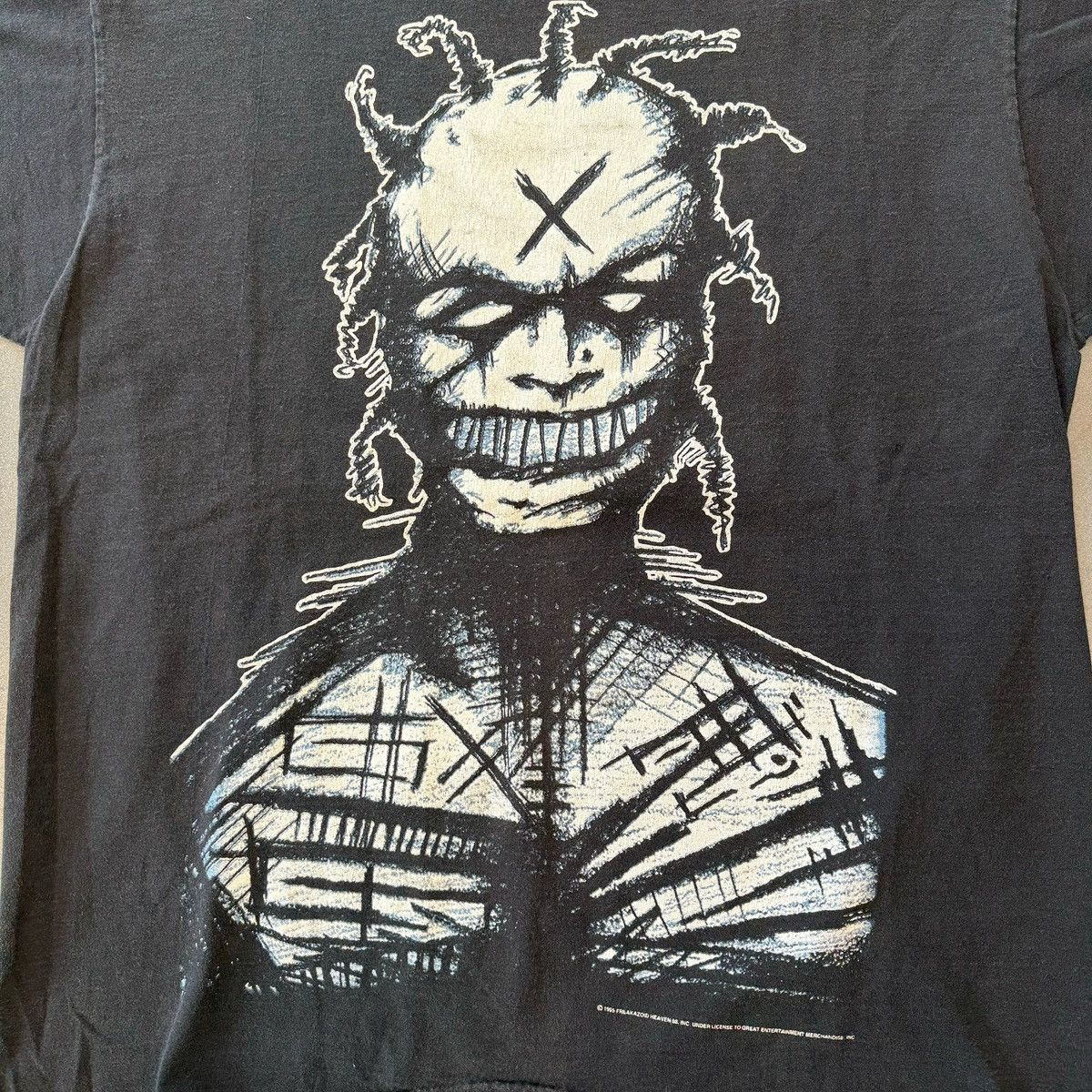 Vintage 1995 Vintage White Zombie Astro Freak Freakazoid Tee Size US XL / EU 56 / 4 - 2 Thumbnail