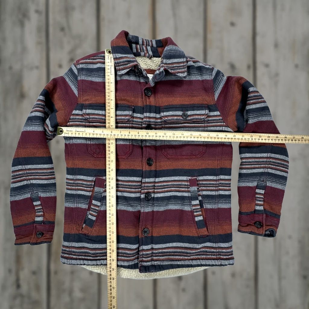 American Eagle Outfitters American Eagle Outfitters Jacket Multicolor Striped Flannel Sherpa Lined Cardigan? Size M / US 6-8 / IT 42-44 - 1 Thumbnail