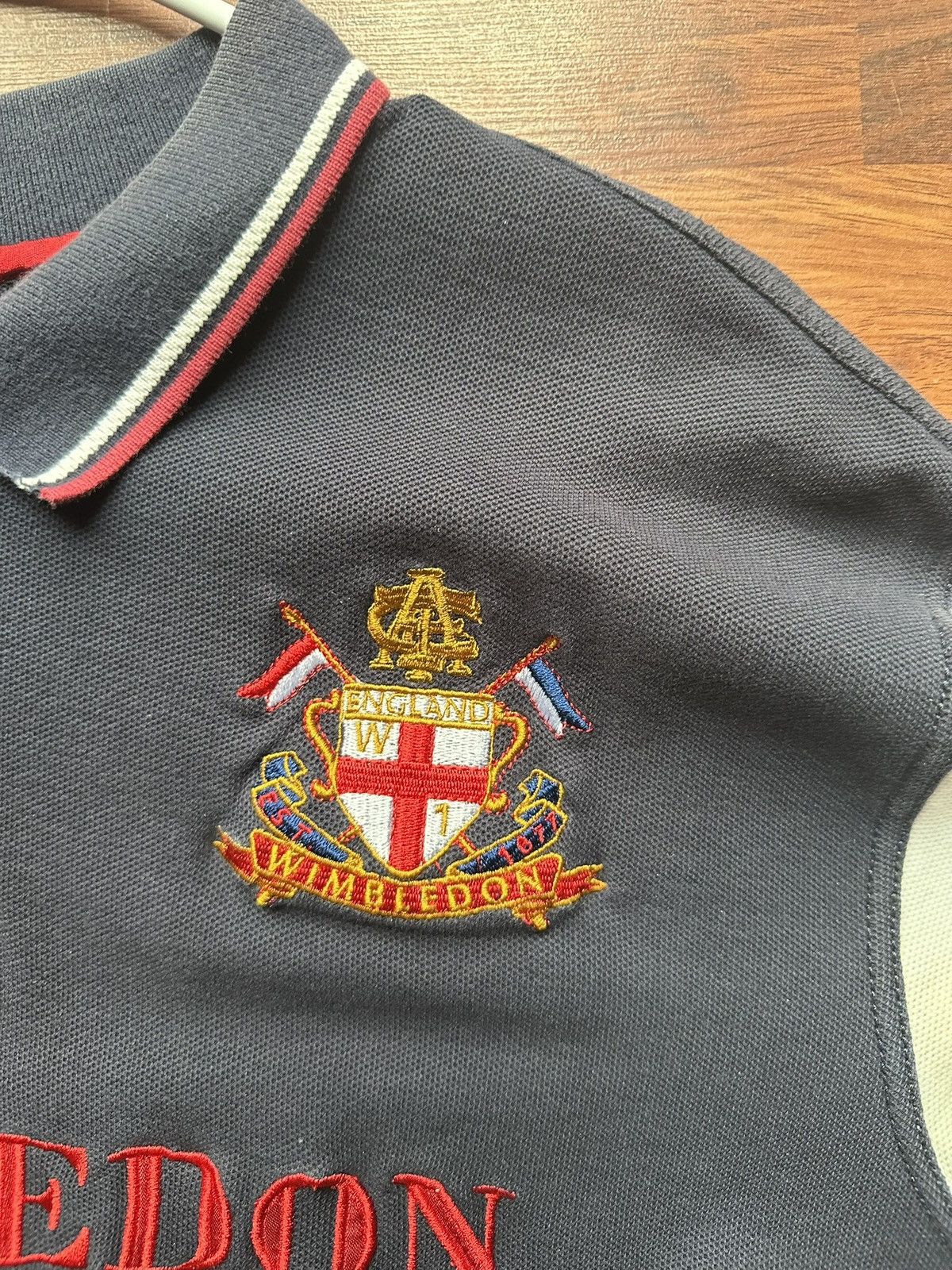 Polo Ralph Lauren Polo Ralph Lauren X Wimbledon Tennis Polo Size US XL / EU 56 / 4 - 3 Thumbnail