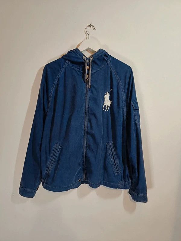 Polo Ralph Lauren Vintage Polo Ralph Lauren Zip Up Hooded Talon Zipper Jacket Size US XXL / EU 58 / 5 - 2 Thumbnail