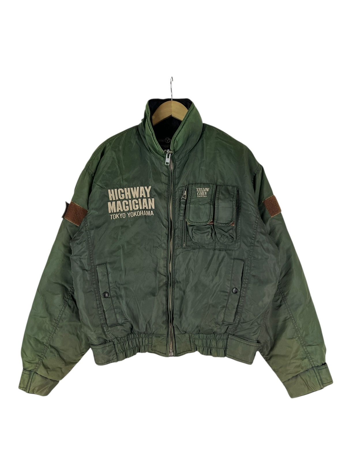 YELLOW CORN 🔥 VINTAGE YELLOW CORN MOTO RIDING RIDERS JACKET Size US L / EU 52-54 / 3 - 3 Thumbnail