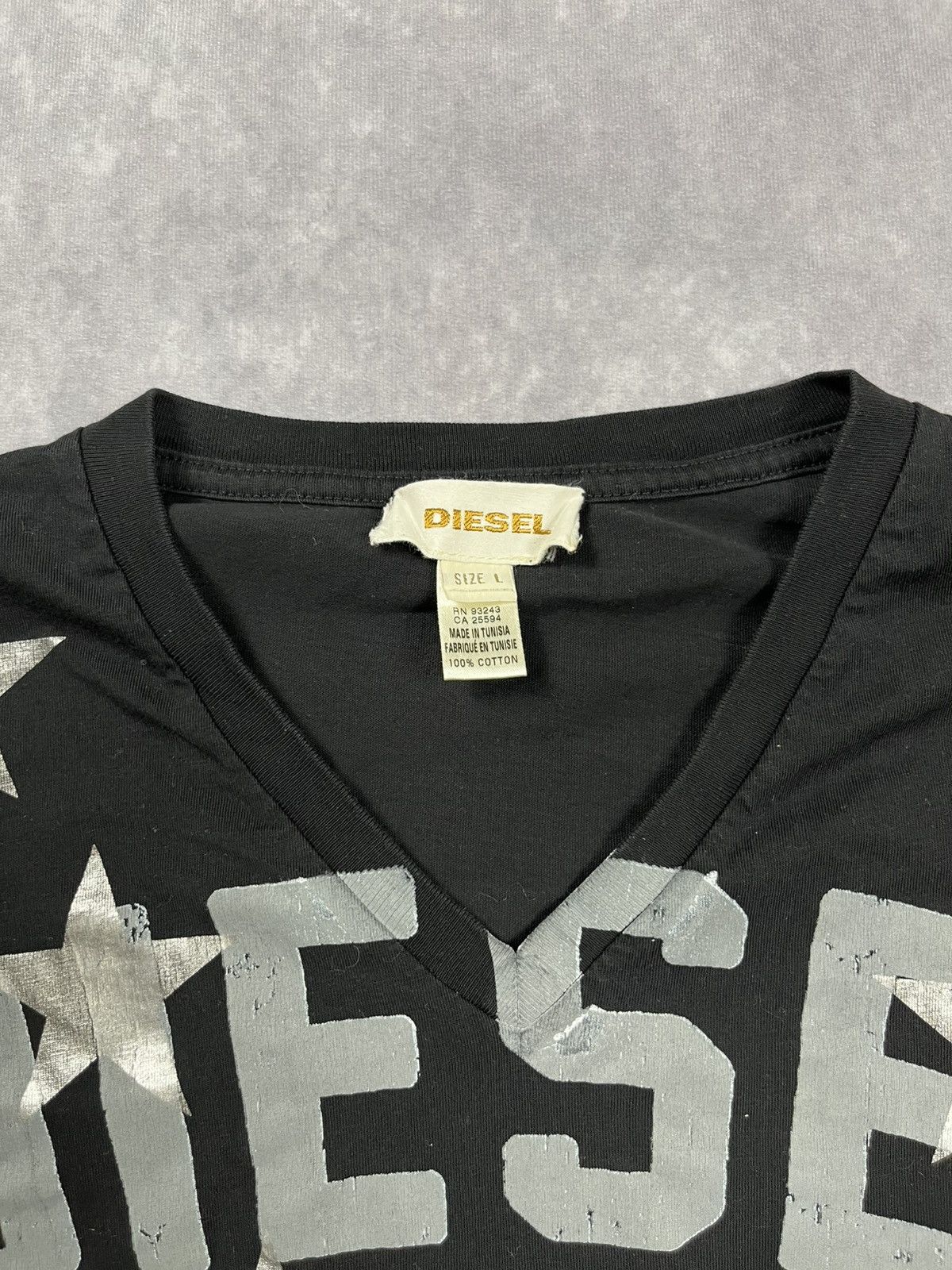 Diesel × Vintage Y2K Diesel Vintage Longsleeve Big Logo 78 Whole Stars L Size Size US L / EU 52-54 / 3 - 2 Thumbnail