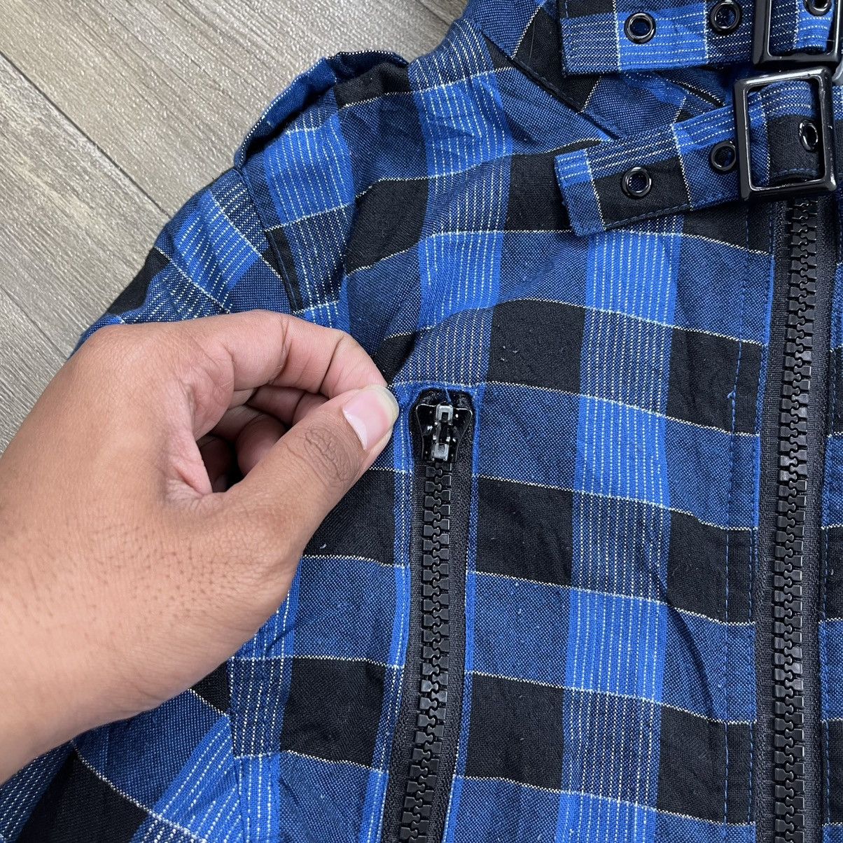 If Six Was Nine 2000s Sospita Plaid Faux Punk Bono Fur Jacket Lgb Style Size US L / EU 52-54 / 3 - 6 Thumbnail