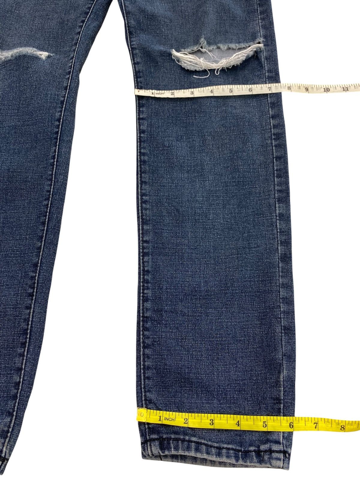 Japanese Brand Japanese Brand Distressed Style Loose Jeans Size US 32 / EU 48 - 10 Thumbnail