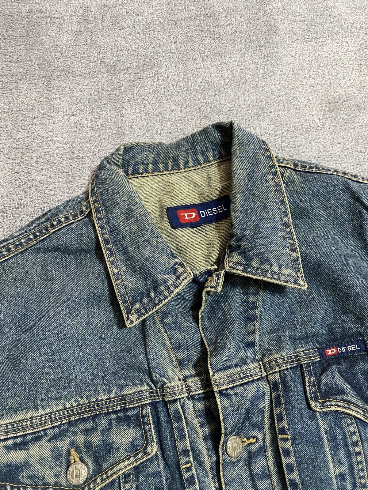 Diesel Vintage Diesel industry denim jacket japanese style Y2k Size US M / EU 48-50 / 2 - 11 Thumbnail