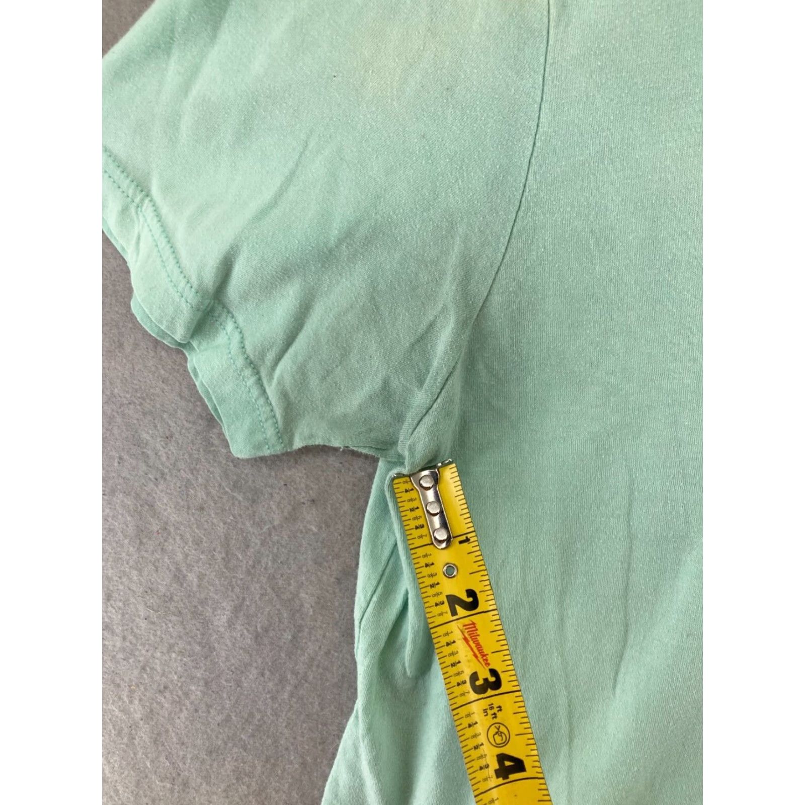 Vintage Canvas Dog Graphic Print T-Shirt Large Green Short Sleeve Mens Folly Beach SC Size US L / EU 52-54 / 3 - 4 Thumbnail