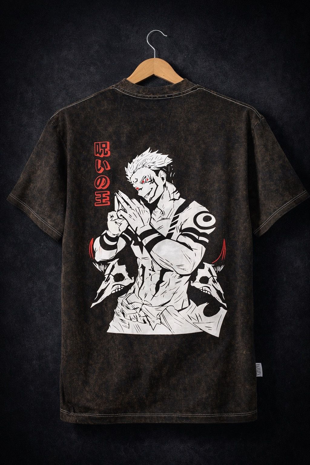 Other Ryomen Sukuna ACID WASH OVERSIZE TSHIRT Size US S / EU 44-46 / 1 - 1 Thumbnail