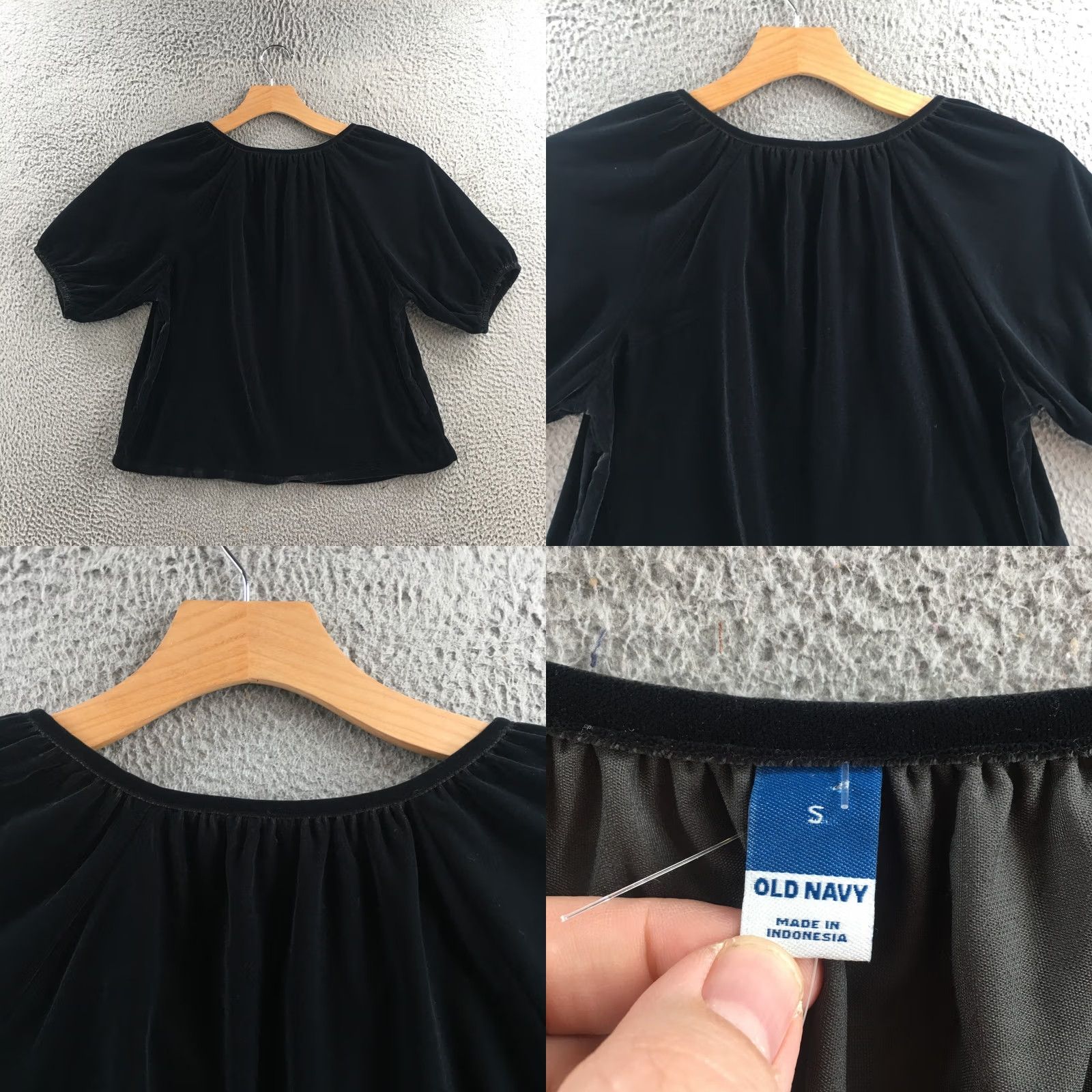 Old Navy Old Navy Puff Sleeve Blouse Top Womens Small Black V-Neck Casual NEW Puff Sleeve Blouse Womens Small Black V-Neck Casual NEW Size S / US 4 / IT 40 - 8 Thumbnail