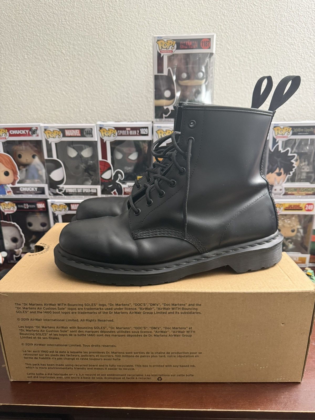 Dr. Martens Dr. Martens 1460 Mono Size US 12 / EU 45 - 2 Thumbnail