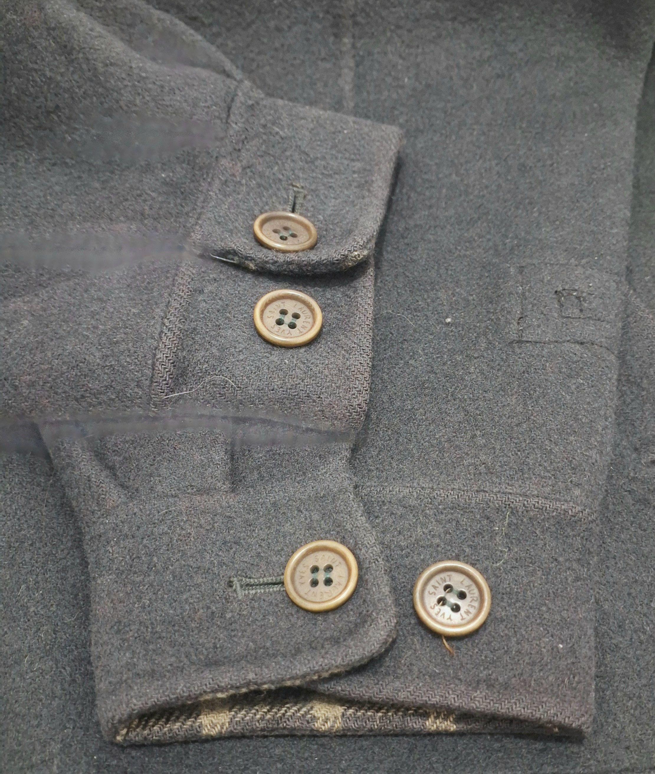 Yves Saint Laurent 🔥Warm Wool Yves Saint Laurent Ysl Pour Homme Jacket Size US L / EU 52-54 / 3 - 11 Thumbnail
