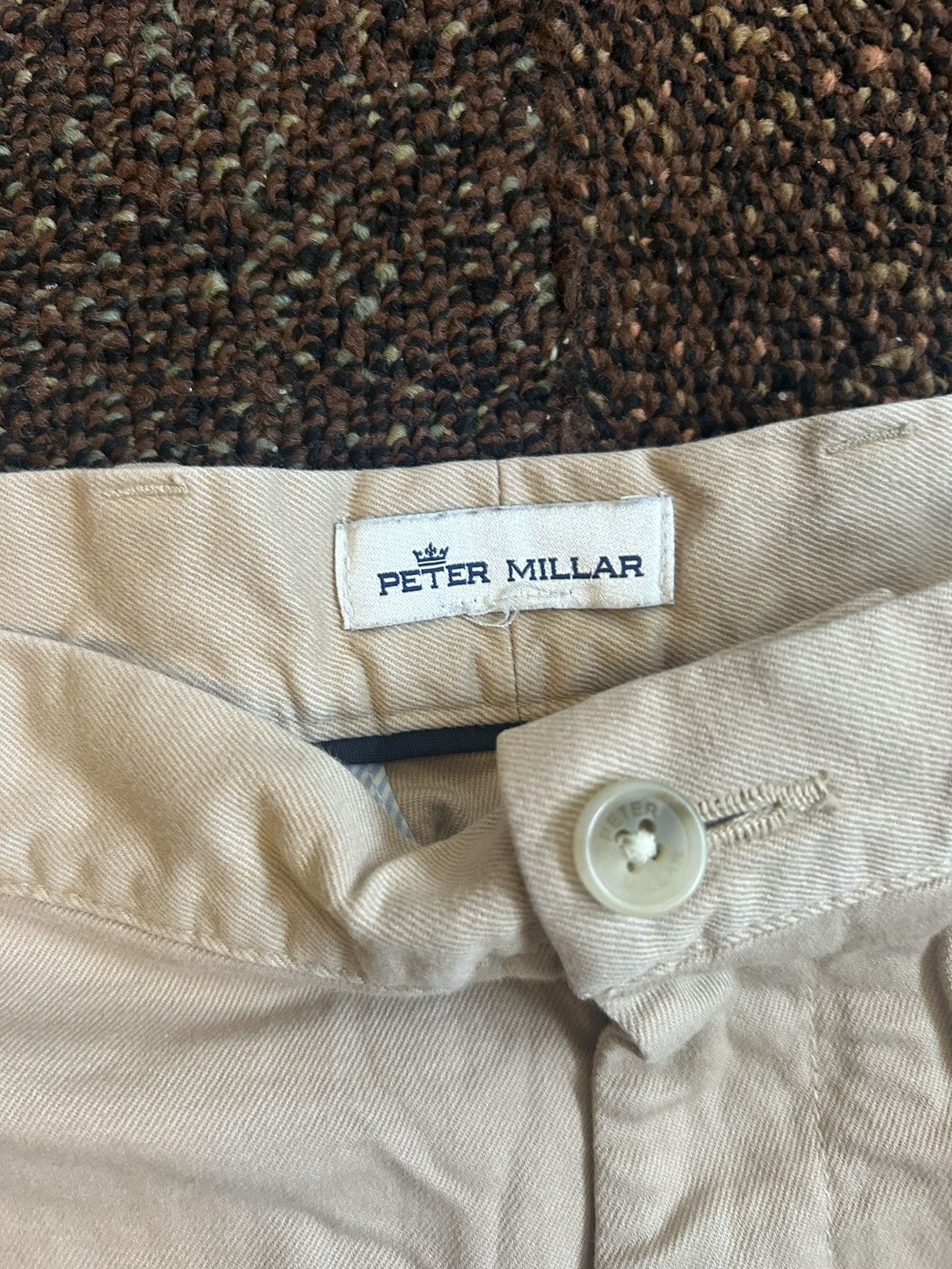 Peter Millar Peter Millar Khaki Shorts Size US 34 / EU 50 - 2 Thumbnail