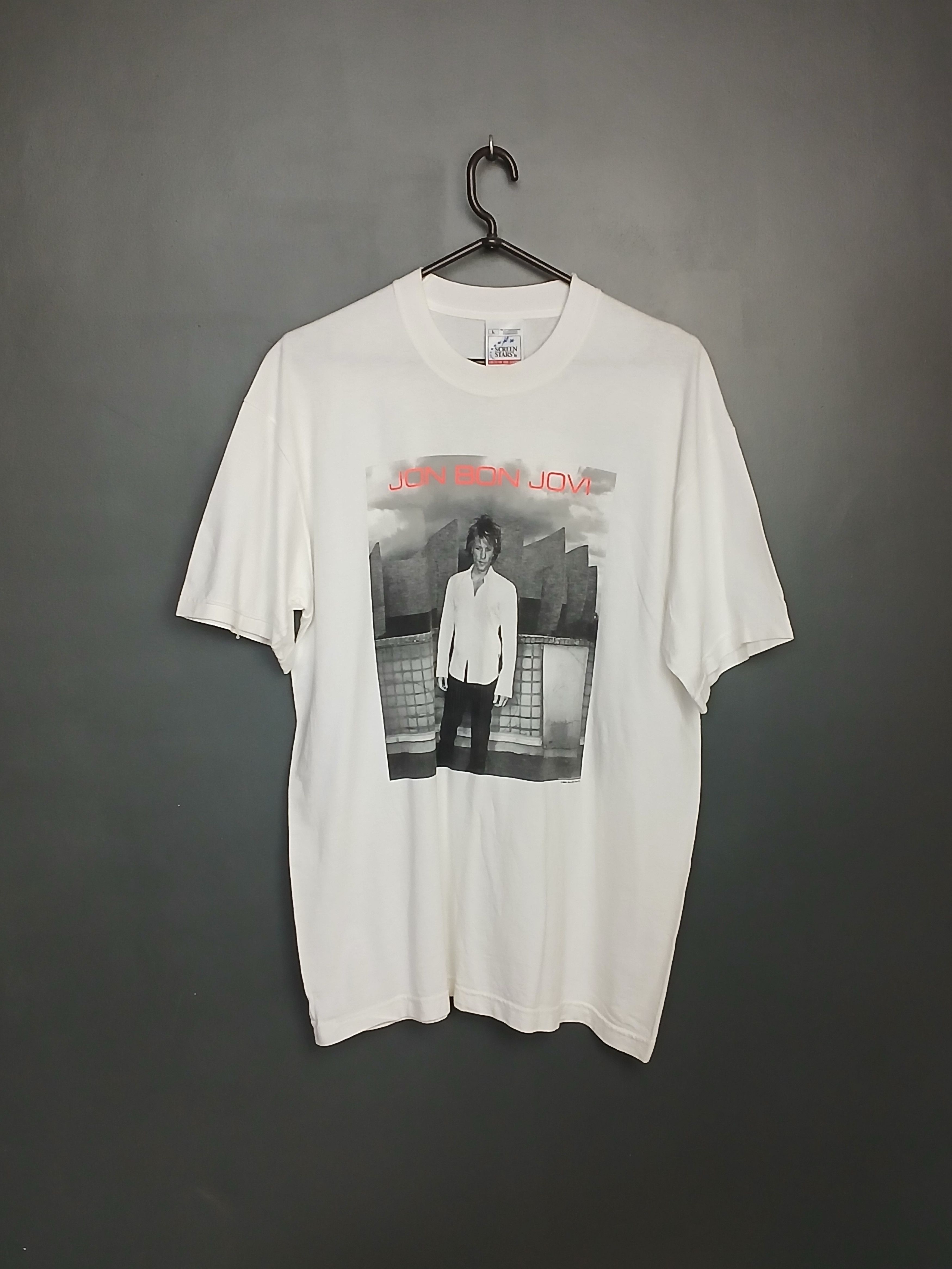Band Tees × Bon Jovi × Vintage Vintage 2001 Bon Jovi One Wild Night World Tour T-Shirt Size US L / EU 52-54 / 3 - 1 Thumbnail