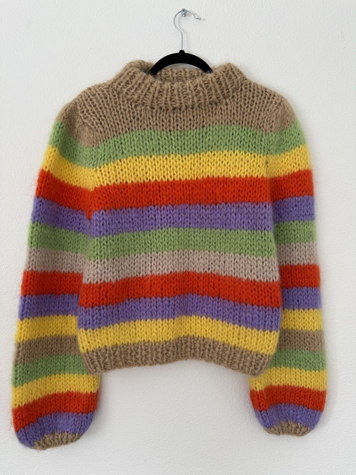 Ganni GANNI Julliard wool multicolored knitted sweater Size M / US 6-8 / IT 42-44 - 1 Thumbnail