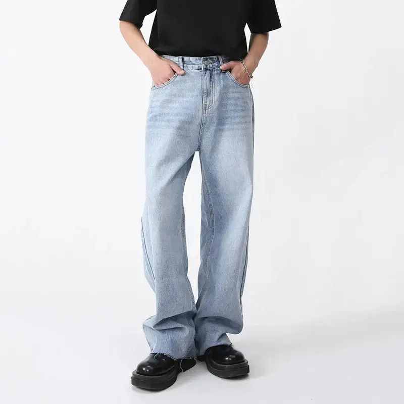 Japanese Brand Thin Baggy Denim Size US 32 / EU 48 - 1 Thumbnail