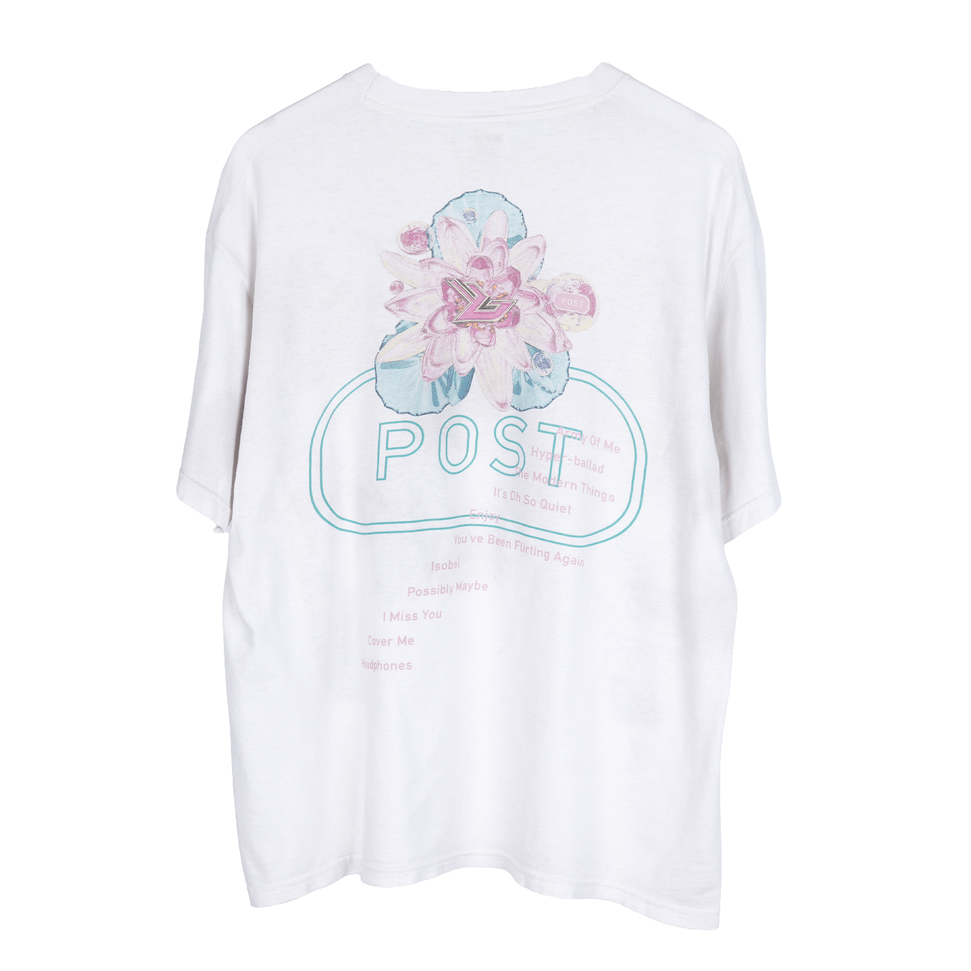 Vintage VINTAGE 90'S FADED BJORK POST ALBUM TEE Size US XL / EU 56 / 4 - 2 Thumbnail