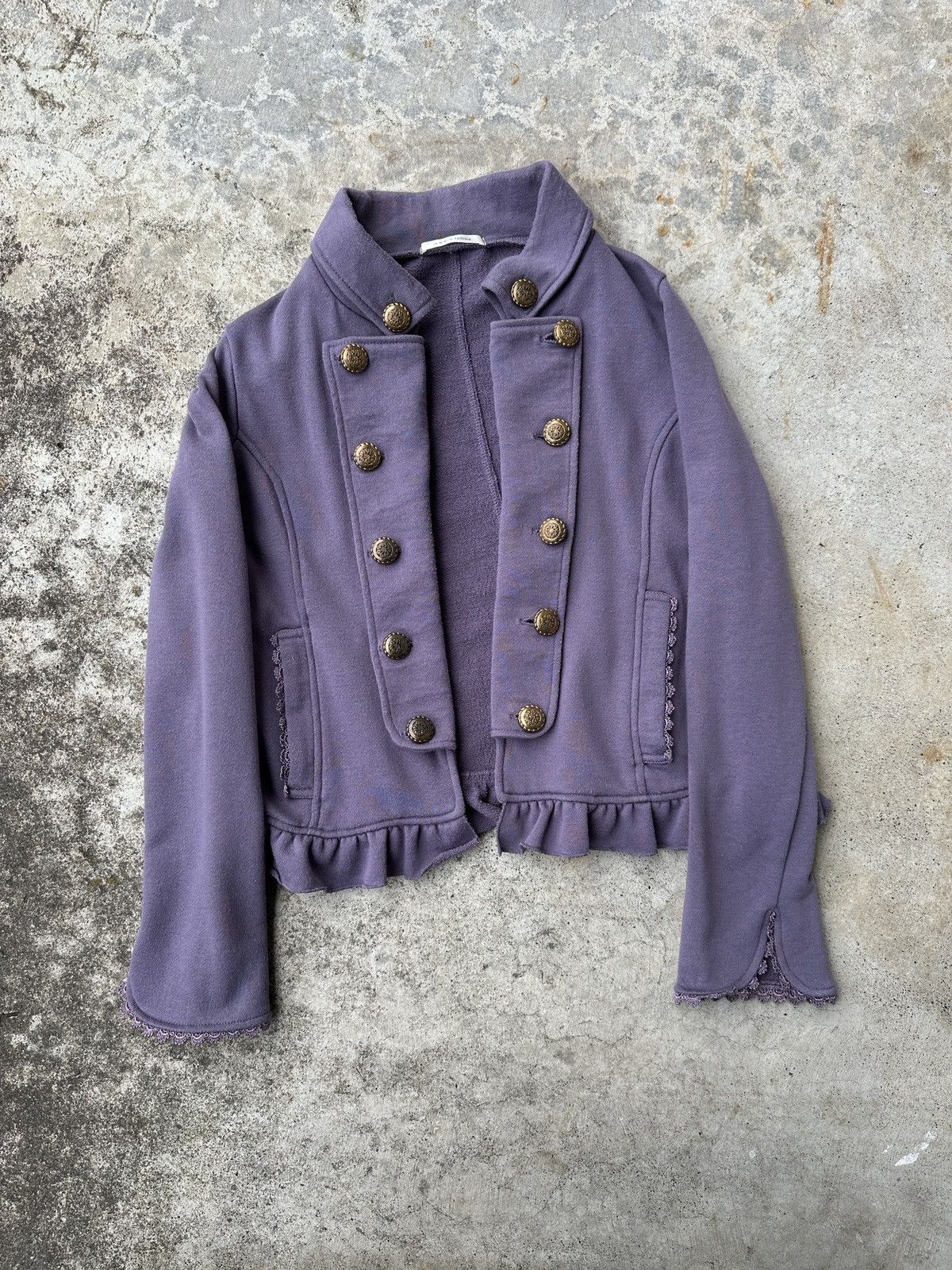 Vintage Napoleon Y2K medieval french terry jacket button up shirt Size S / US 4 / IT 40 - 3 Thumbnail