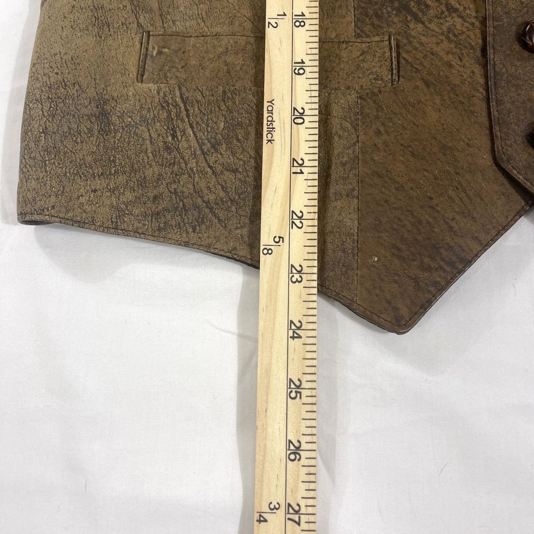 Vintage VINTAGE Diamond Leathers Vest Men 42 Brown Leather Biker Western Made In USA Diamond Leathers Vest Mens Brown Leather Vest 42 Size US XS / EU 42 / 0 - 3 Thumbnail