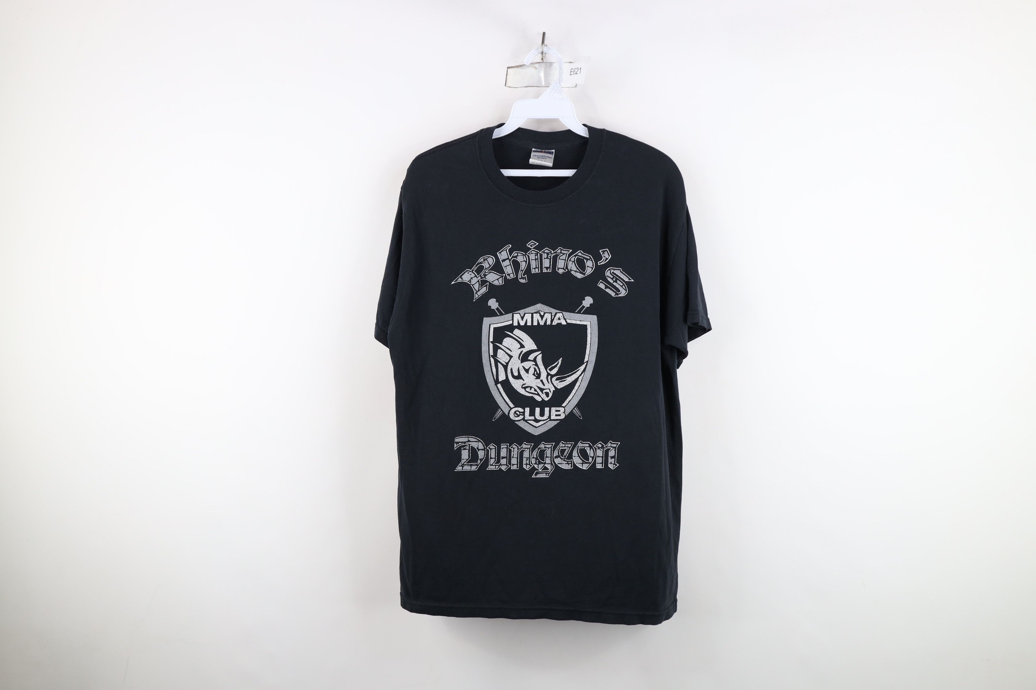 Vintage Vintage Y2K Rhinos Dungeon MMA UFC Fighting T-Shirt Black Size US M / EU 48-50 / 2 - 1 Thumbnail