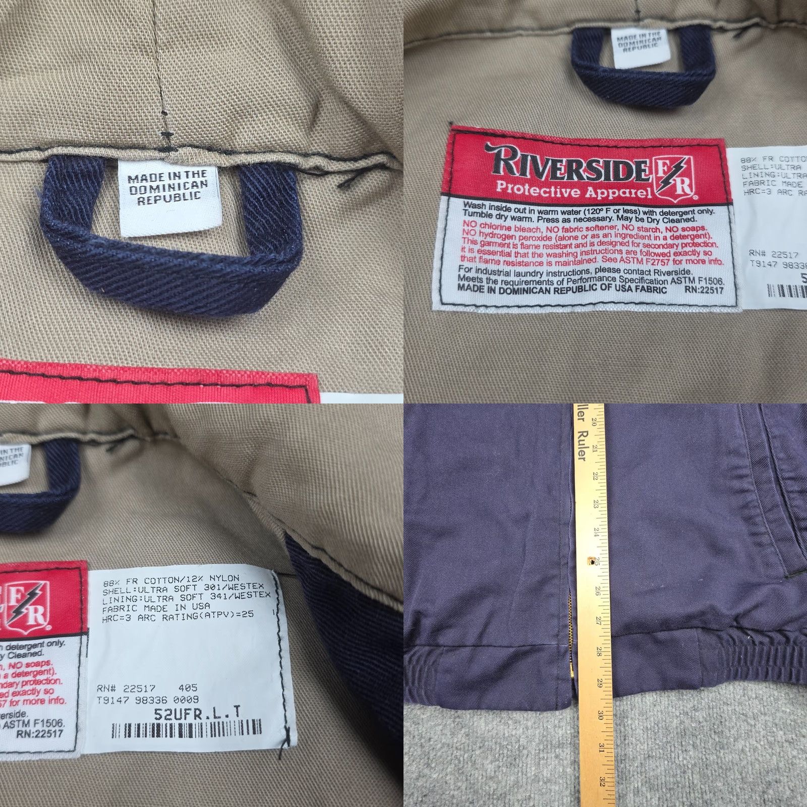 Vintage VINTAGE? No. Riverside FR Hooded Jacket Men's 2XL Blue HRC 3 Ultra Soft ARC 25 Zip Size US XXL / EU 58 / 5 - 7 Thumbnail