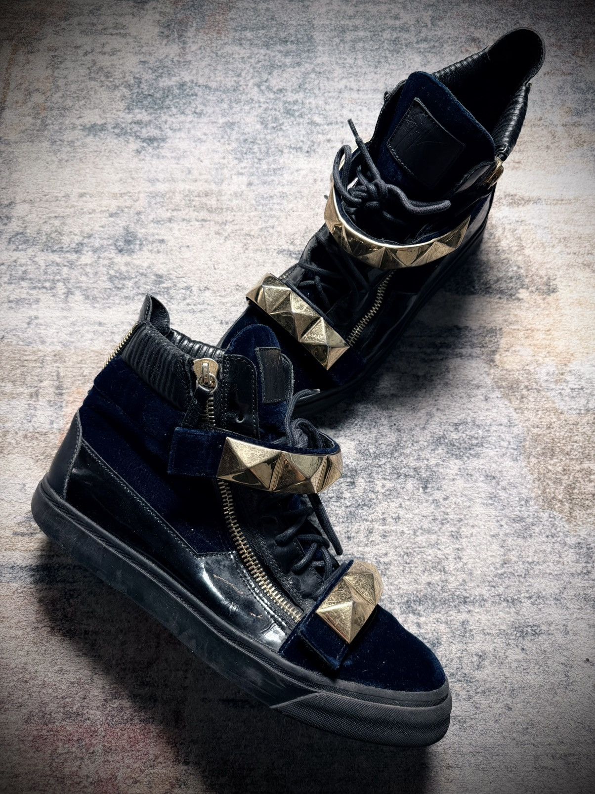 Giuseppe Zanotti giuseppe zanotti pyramid stud sneaker Size US 11 / EU 44 - 1 Thumbnail