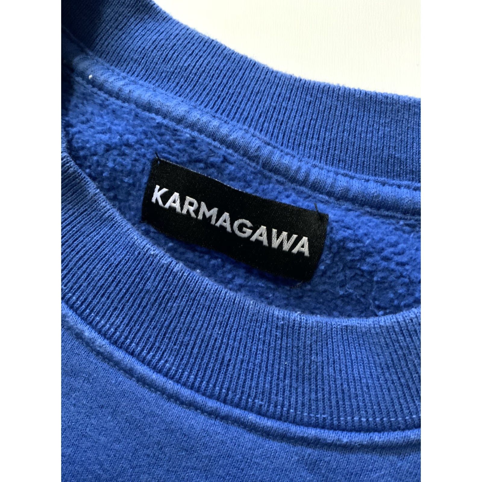 REEF VINTAGE Karmagawa Embroidered Save The Reef Blue Fleece Pullover Crewneck Sweatshirt XL Mens Size US XL / EU 56 / 4 - 6 Thumbnail