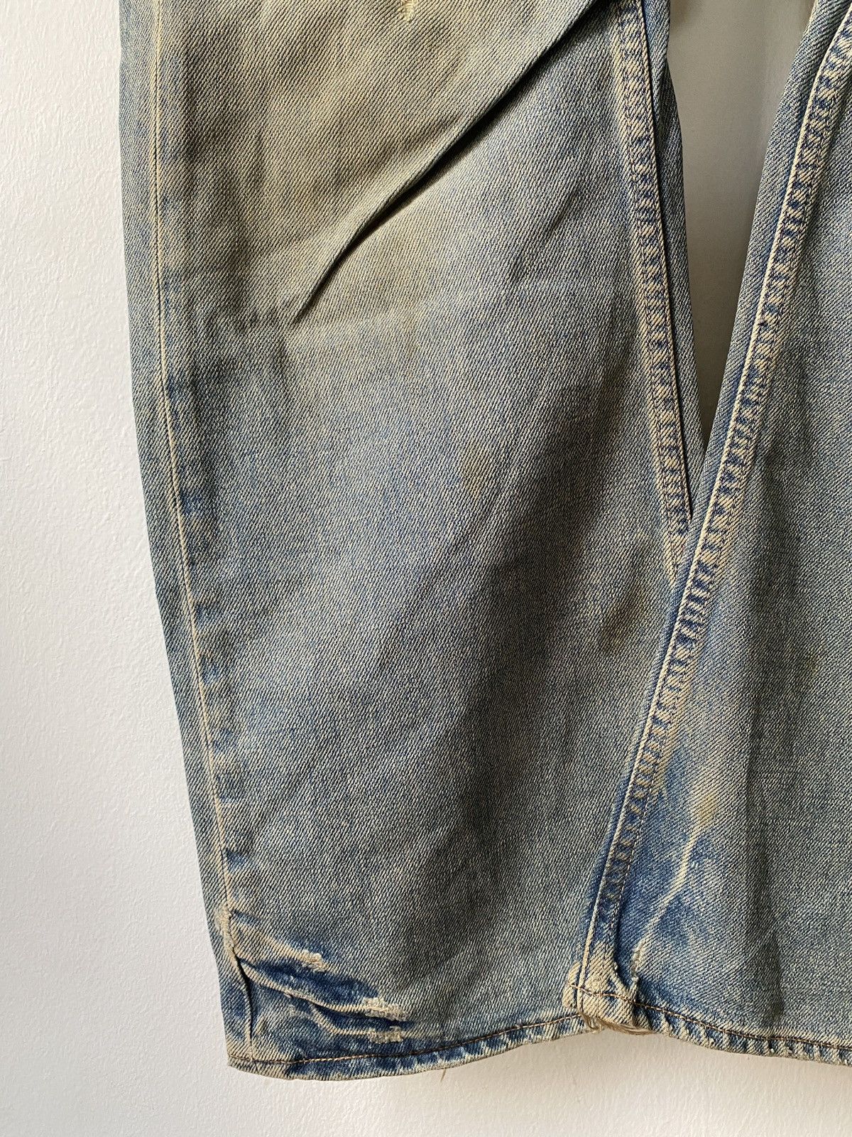 Hollister × Japanese Brand Hollister Co X Louis Vuitton MLB Distressed Denim Size US 33 - 4 Thumbnail