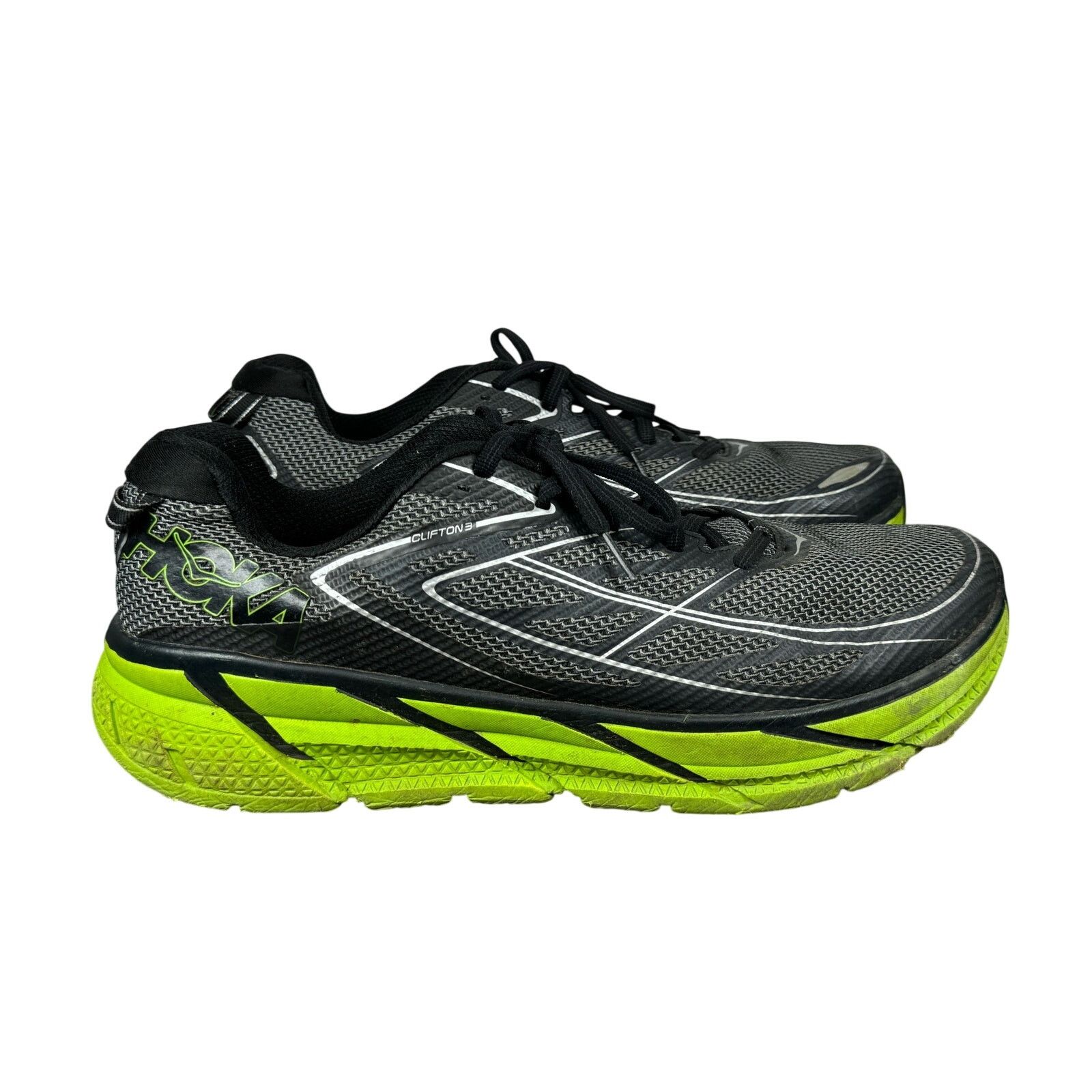 Hoka Hoka One One Clifton 3 Athletic Running Shoes Men's 12.5” Size US 12.5 / EU 45-46 - 1 Thumbnail