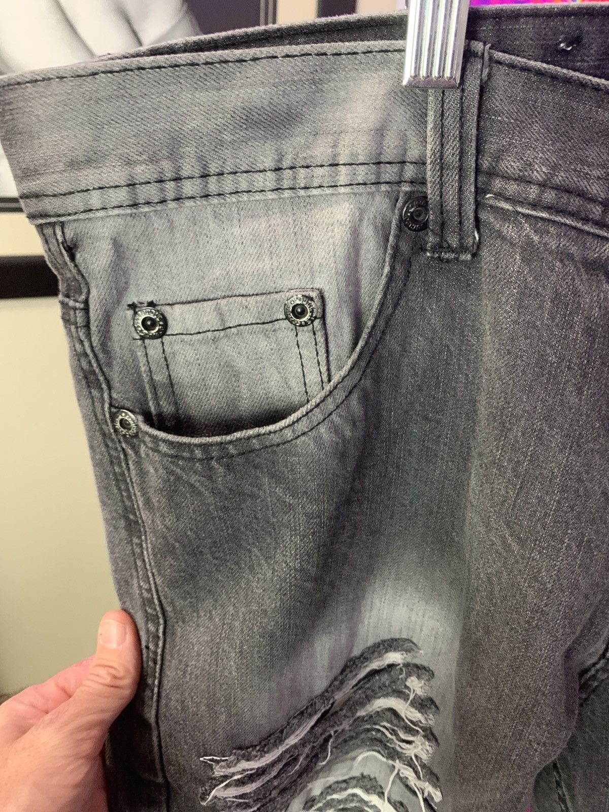 Southpole Vintage Southpole Mens Distressed Denim Jeans Size US 36 / EU 52 - 5 Thumbnail