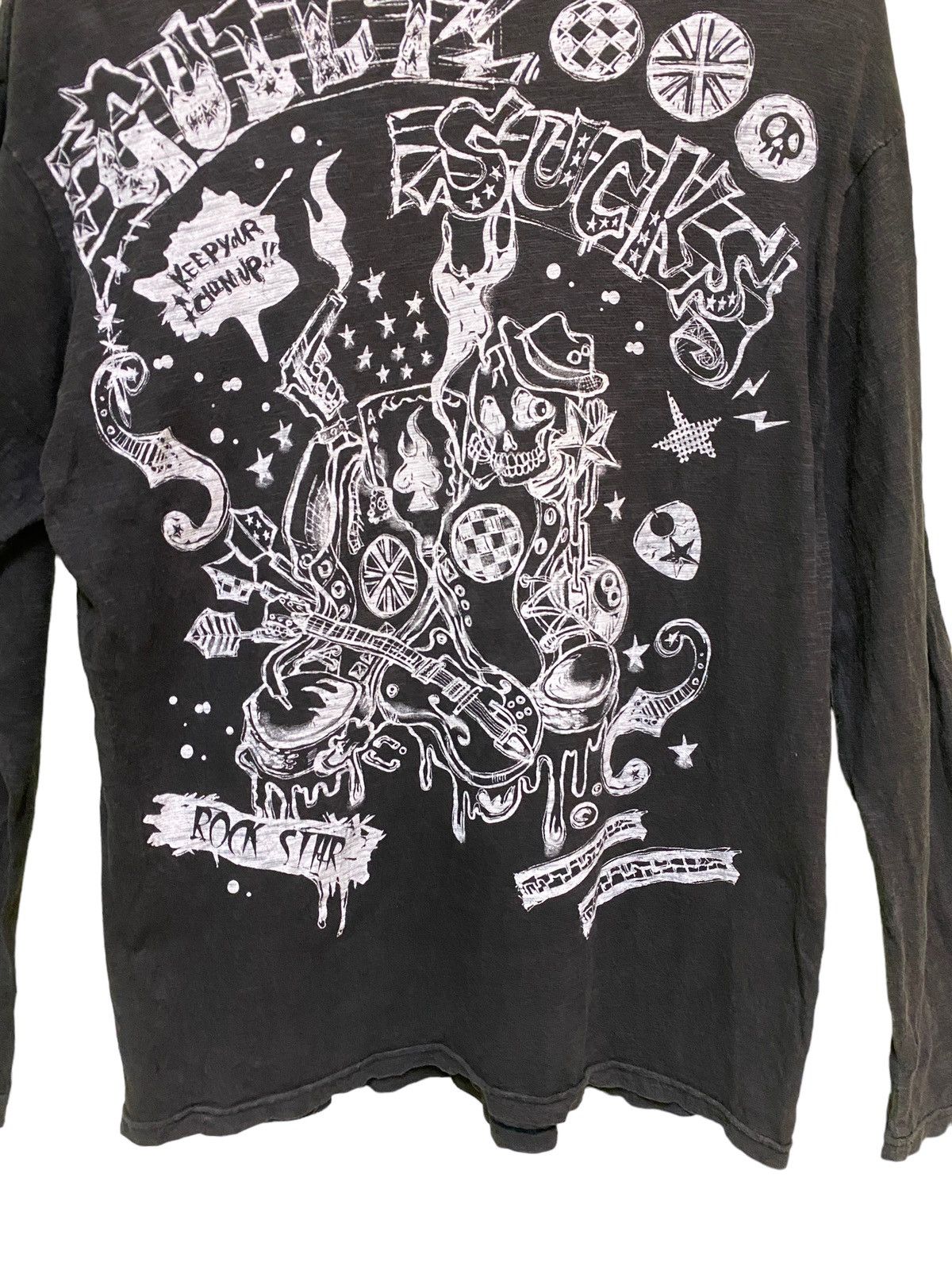 Japanese Brand Guilt Sucks Rock Star Punk Long Sleeve tshirt Size US M / EU 48-50 / 2 - 9 Thumbnail