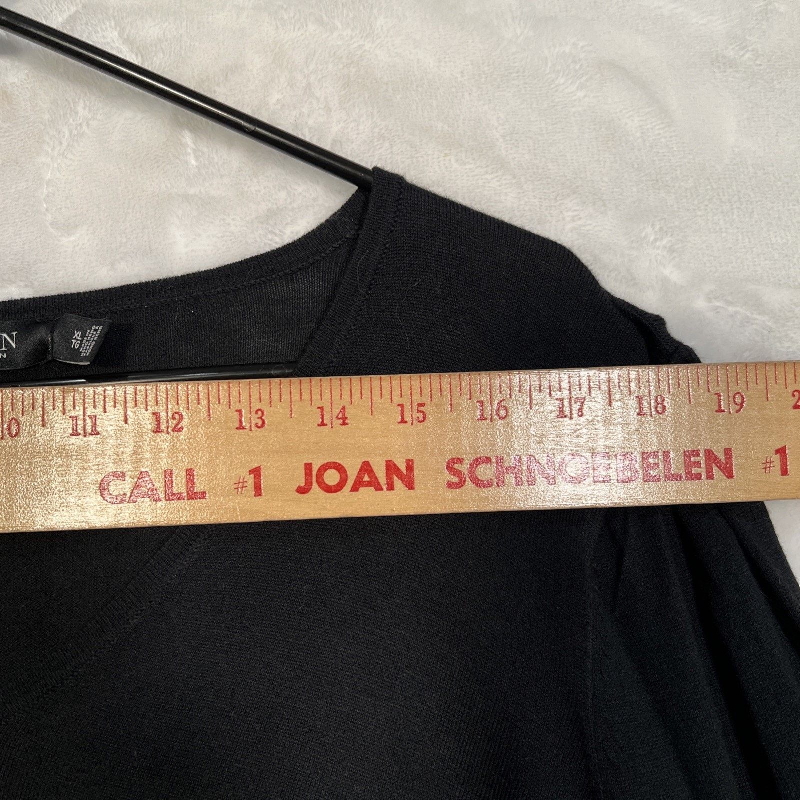 Lauren Ralph Lauren Black Label Ralph Lauren Women's Black Top Silver Buttons Size XL / US 12-14 / IT 48-50 - 13 Thumbnail