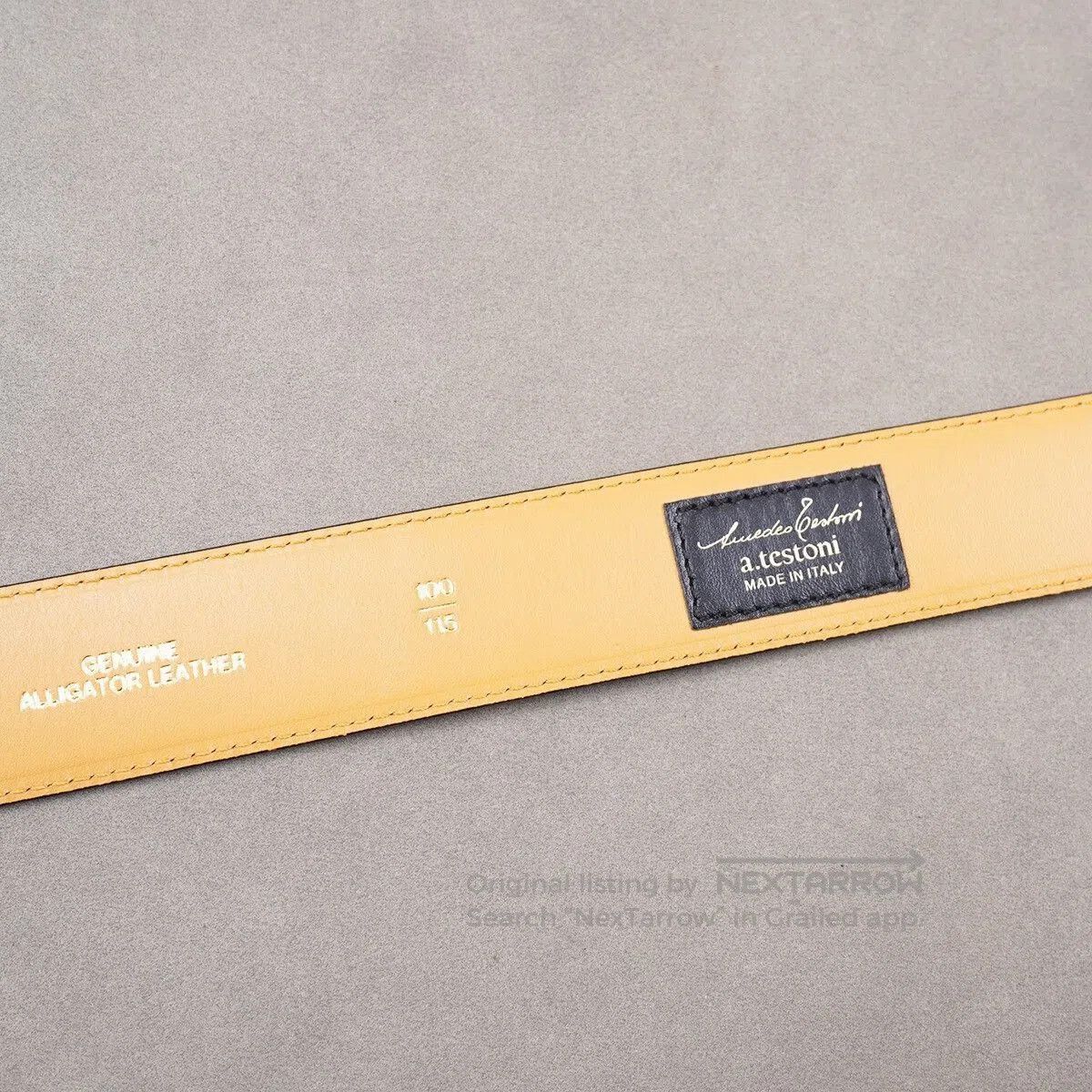Testoni A.Testoni E Fish Skin Belt. Size ONE SIZE - 7 Thumbnail