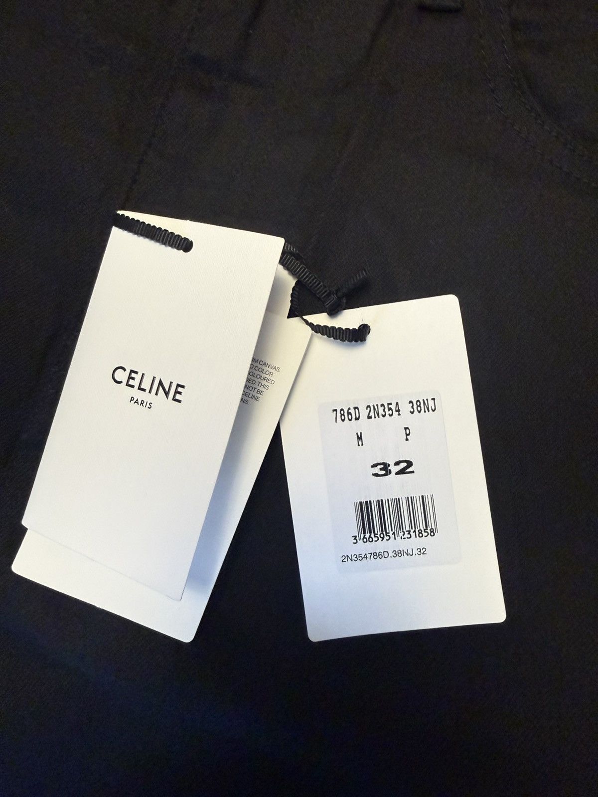 Celine Guaranteed authentic and new Celine skinny jeans in black Size US 32 / EU 48 - 2 Thumbnail