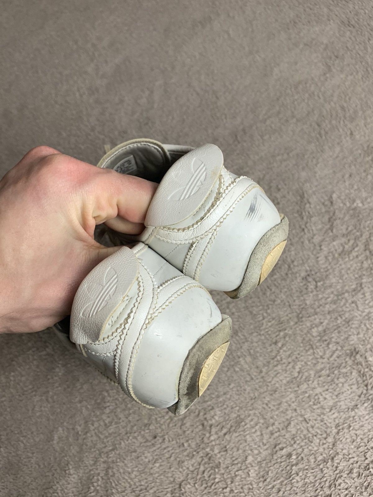 Japanese Brand Y2K Adidas Silver Streak Leather Shoes golden goose y-3 puma Size US 9 / IT 39 - 6 Thumbnail