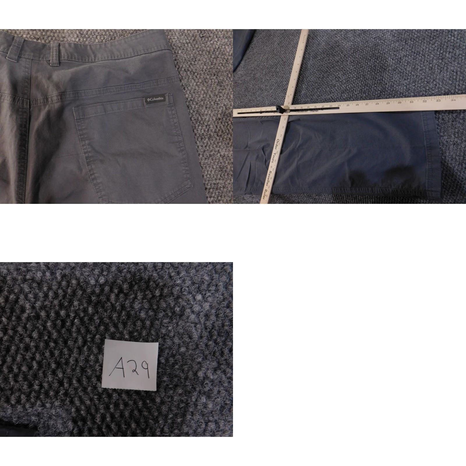 Vintage Columbia Pants Mens 38x34 Gray Regular Fit Cotton Spandex Chino Outdoor AM0449 Size US 38 / EU 54 - 8 Thumbnail