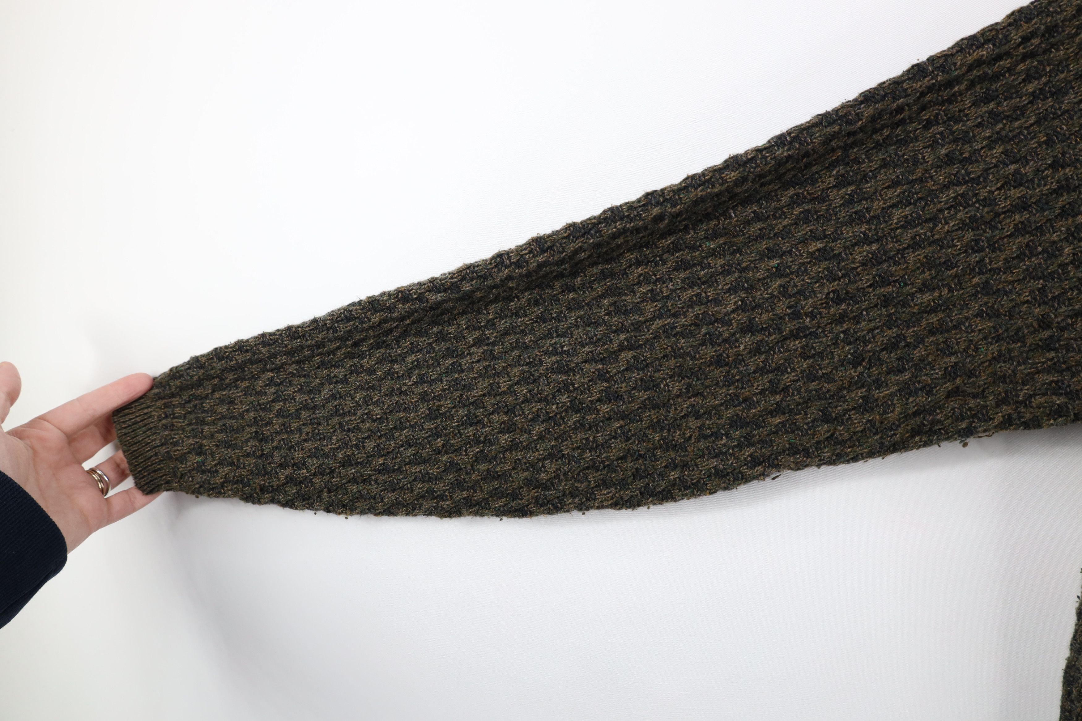 Vintage Vintage 90s Streetwear Texture Knit Henley Sweater USA Size US S / EU 44-46 / 1 - 6 Thumbnail