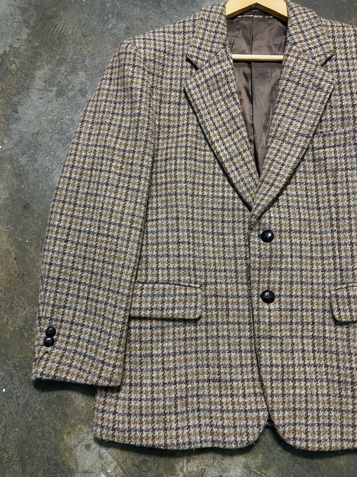 Harris Tweed Vintage Harris Tweed Blazer Size US L / EU 52-54 / 3 - 4 Thumbnail