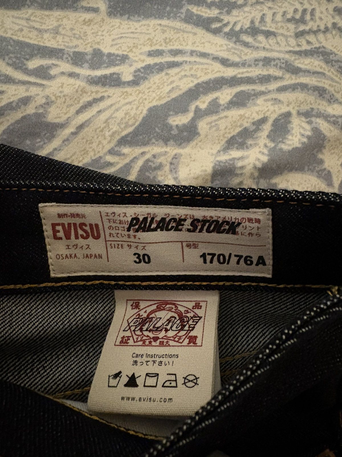 Evisu × Palace Palace x Evisu Long Denim Short Indigo Size US 30 / EU 46 - 8 Thumbnail