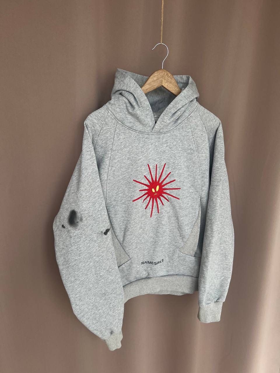 Namesake Joey Off-Court Graphic Hoodie Mens Size L in Gray, Men's — image 5 of 6