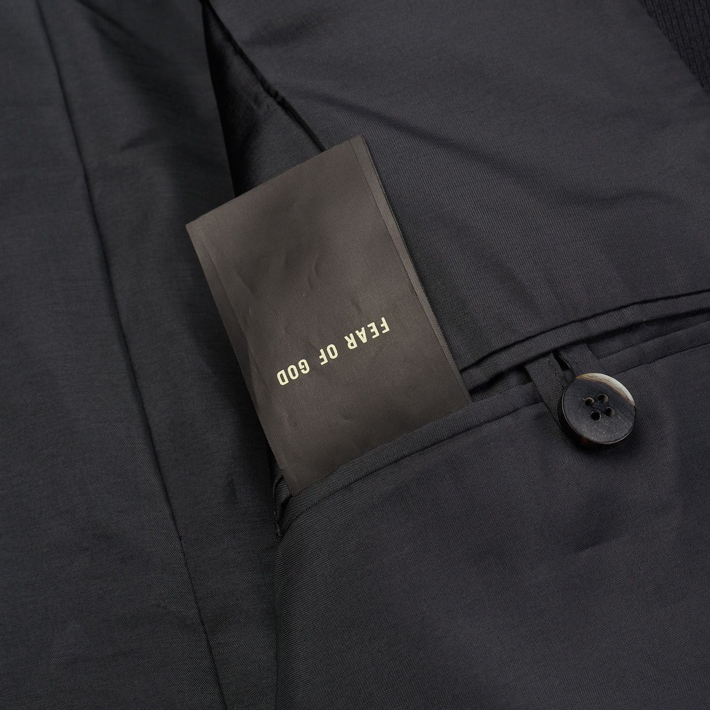 Fear of God FEAR OF GOD Black Eternal Wool California DB Jacket Size 40R - 5 Thumbnail