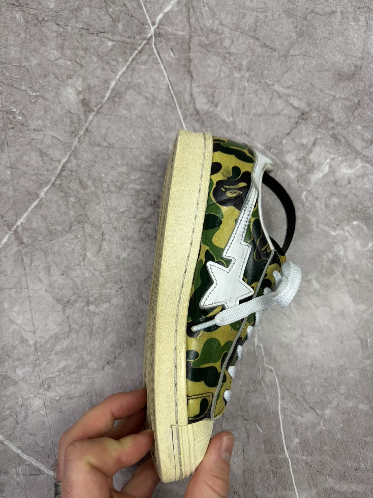 Adidas × Bape Adidas Superstar Bape ABC Camo Green A Bathing Ape Size Size US 6 / IT 36 - 13 Thumbnail