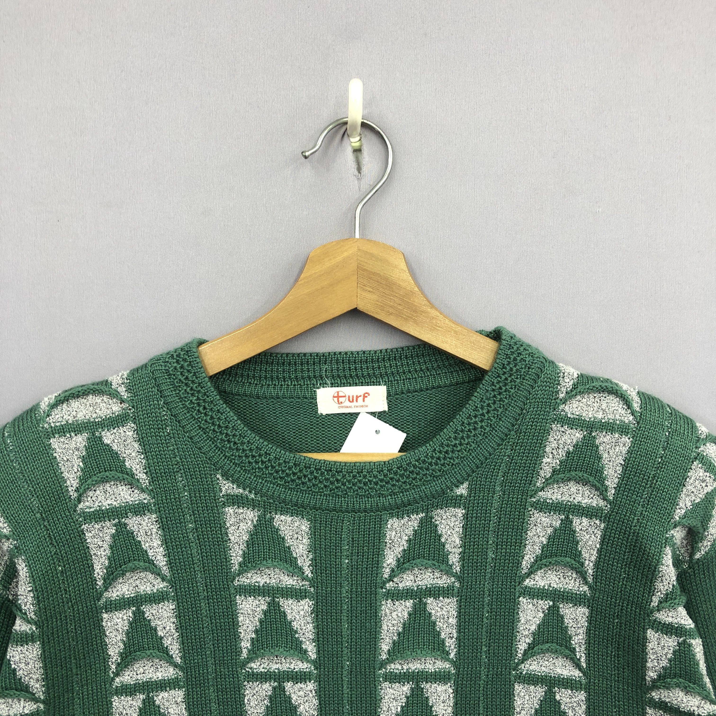 Homespun Knitwear Vintage Japanese Cable Knitwear Sweater Crochet Sweatshirt Size US XL / EU 56 / 4 - 3 Thumbnail